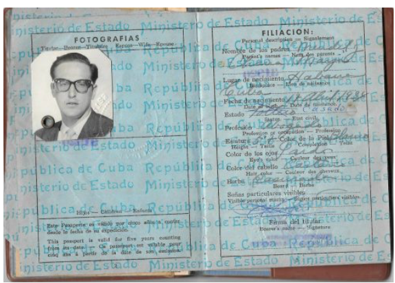 Alberto's Cuban Passport